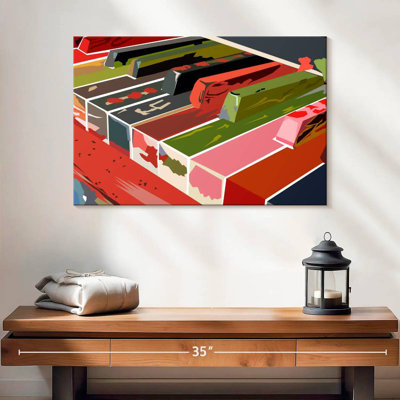 Abarca Colourful Piano Keys