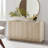 Hollis 59" Travertine Sideboard In Travertine