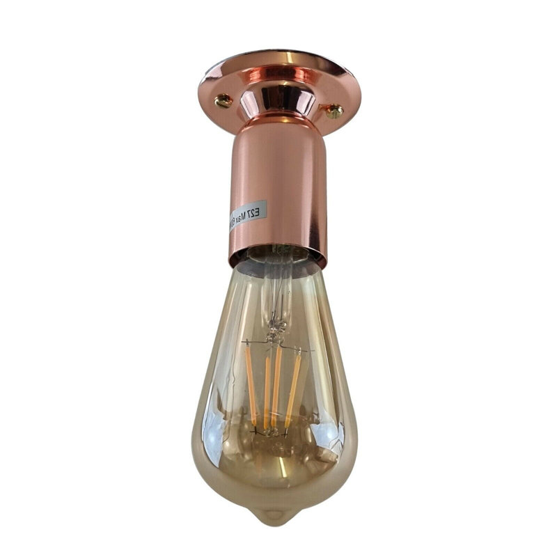 Northledge Semi Flush Mount, Rose Gold