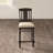 Jabree Upholstered Linen Blend Counter Stool with Solid Wood Frame-20929595