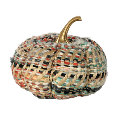 8"CHUNKY YARN TEXTURED PUMPKIN