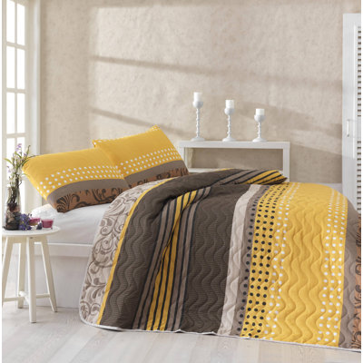 Cotton Blend Striped Bedding