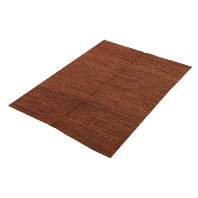 Natural Brown Tapestry Kilim 4'6" x 6'4"