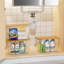 2-Pack Acrylic Trash Bag Holders, Stackable Organizer Bins For Under Sink, Pantry, Kitchen, Bathroom, Or Laundry Storage
