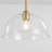 Quwan 2 - Light Gold Kitchen Island Pendant