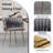 Round Pedestal Dining Set with Woven Dining Chair-247392655