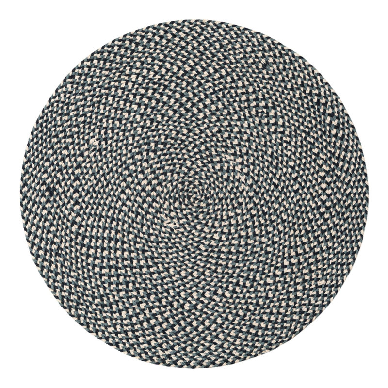 Tweed Braided Jute Rug, Round 3'1"