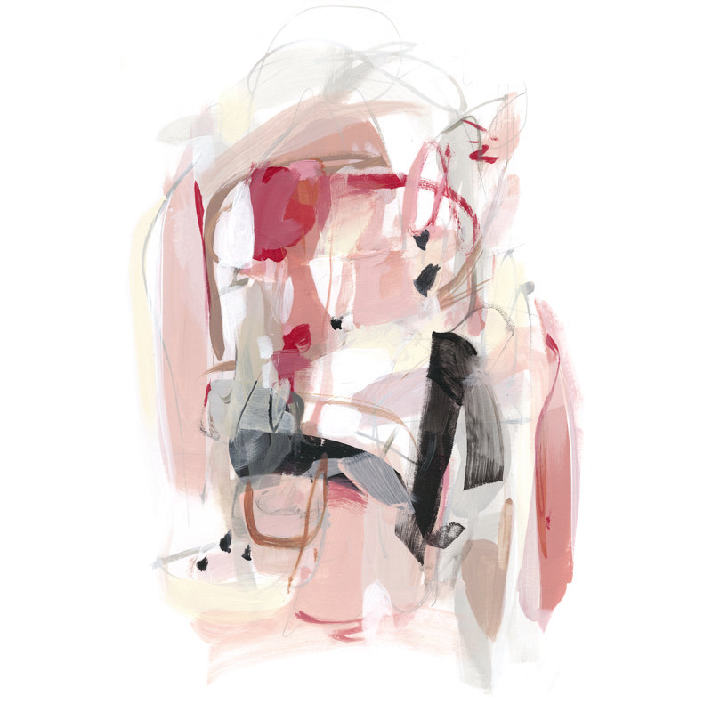 «Soft Speak II», peinture sur toile, H 18 po x l 12 po