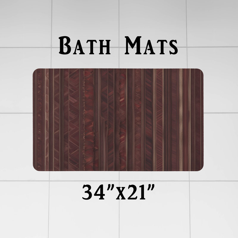 Rideau de douche à rayures Djana, H 93 po x l 70 po