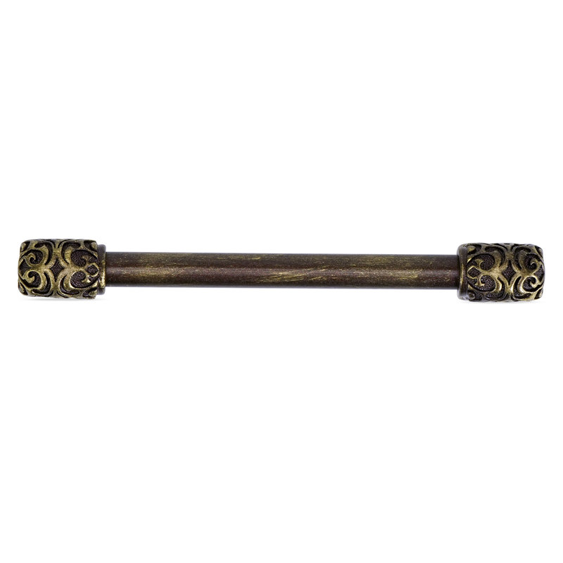 Via Veneto 6" c.c. pull; Soft, 4", Antique Brass
