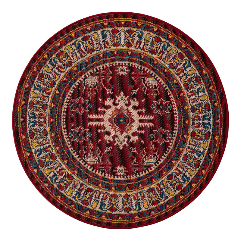 Tapis intérieur / extérieur Loreto Higgin, Rond 4 pi 1 po