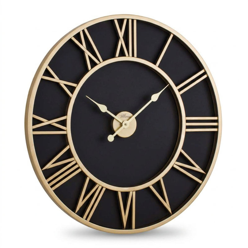 Grand Roman Numeral Wall Clock