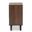 Commode 3 tiroirs en bois manufacturé gris Fleeton, H 29,86 po x l 23,29 po x P 15,50 po