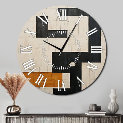 Horloge murale géométrique moderne New ordre