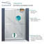 Porte de douche sans cadre Transoli Frederick de l 60 po x H 66 po, verre trempé transparent de 5/16 po-69323022
