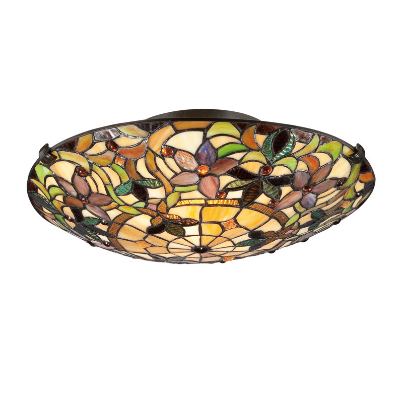 Jan Glass Flush Mount