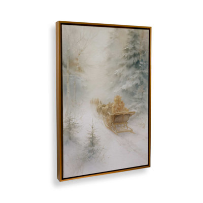 Cadeaux de l'hiver, reproduction d'art sur toile