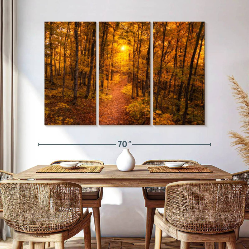 Harnek Forest Sunset, 42" H x 65" W
