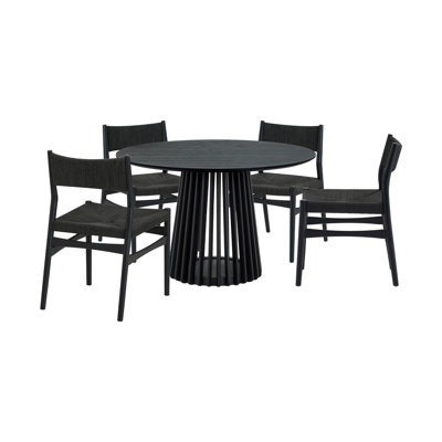 Buffolino 4 - Person Pedestal Dining Set
