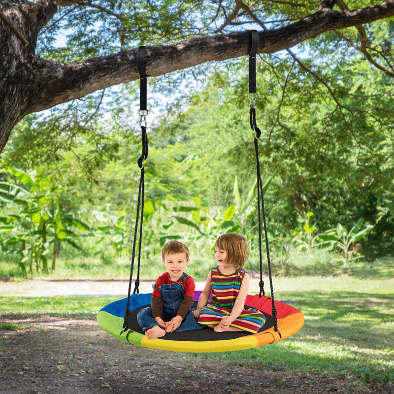 Judson 2 Person Chair Hammock, Blue/Purple/Yellow/Red/Orange/Green
