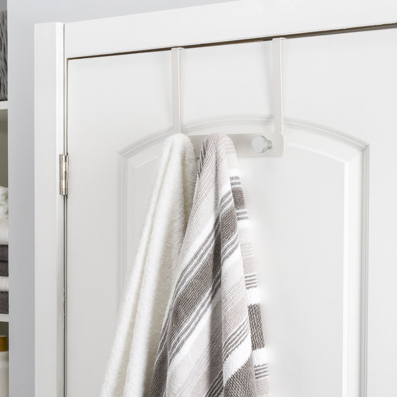 Portemanteau mural, Blanc / argent