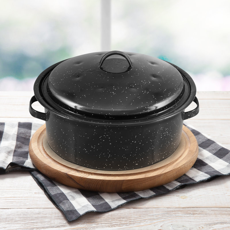 Eternal 4 Quarts Non-Stick Steel Stock Pot