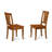 9 Piece Kitchen Table & Chairs Set Includes a Square Dining Table with Butterfly Leaf and 8 Dining Room Chairs, Saddle Brown-2093300304-2093300301-2093300299