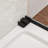 43"-48" W X 76" H Matte Black Reversible Installation Double Bypass Sliding Shower Door Easy Installation Frameless Shower Door,5/16"(8MM) Tempered Glass With Nano Explosion-Proof Film-125316912