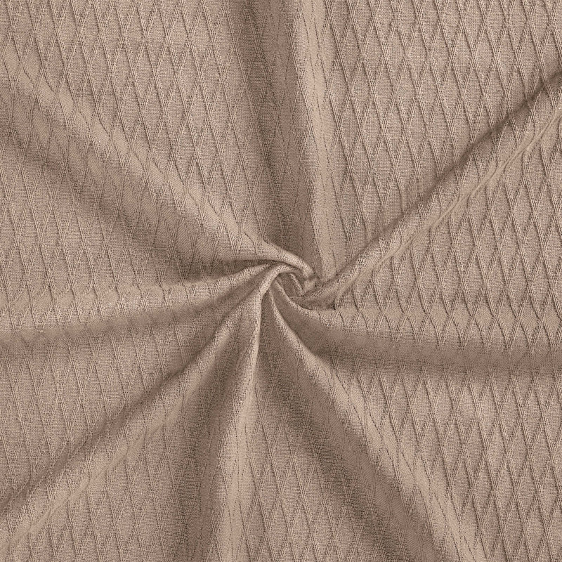 Jeté toutes saisons 100% coton Diamond Weave, Lit simple, Kaki