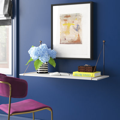 Granita Metal Base Floating Desk