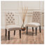 Chaise d'appoint rembourrée et capitonnée Éthylène-2044159729-2032930418