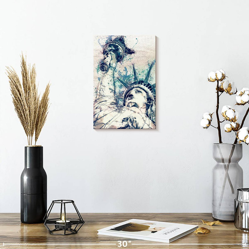 Aime Liberty NYC, 12" H x 8" W
