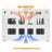 Laptop & Tablet Charging Cabinet - 16, Lockable, White, For Office, Classroom, , With Managed Portable Cord Organization 16 Devices Space Fits Different Laptop/Tablet Models-1709275669