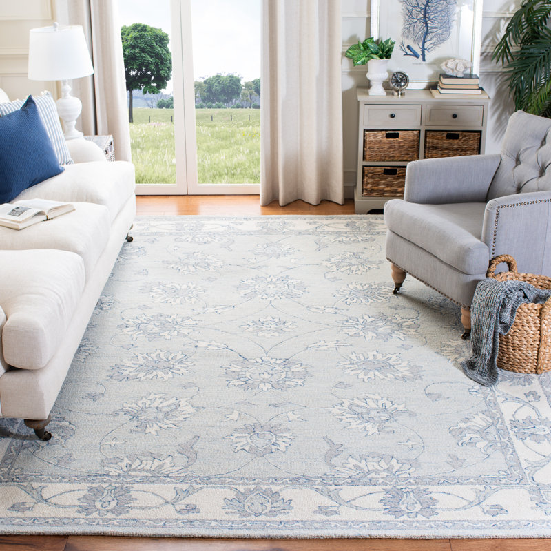 Wool Hand Tufted Area Rug, Rectangle 244 X 305