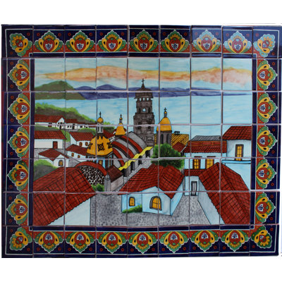 TalaMex Vallarta Clay Talavera Tile Mural