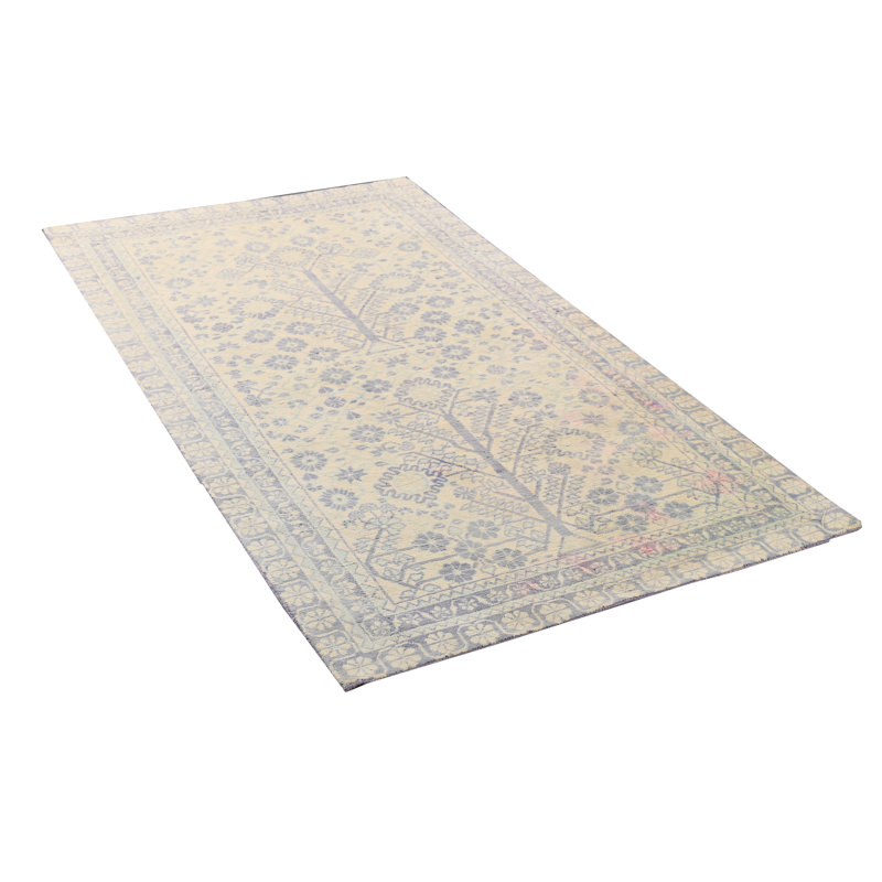 One-of-a-Kind 3'6" X 6'3" Hand Knotted Area Rug