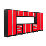 Bold Series 12 Piece Steel Garage Storage Cabinet Set