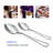 24 Piece Silverware Set, Flatware Utensils Set Mirror Polished, Dishwasher Safe Service For 4, Include Knife/Fork/Spoon/Steak Knife/Wire Mesh Steel Cutlery Holder Storage Trays (Tray)