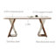 Sintered stone rectangle dining table set-115735299-115735301-115735302