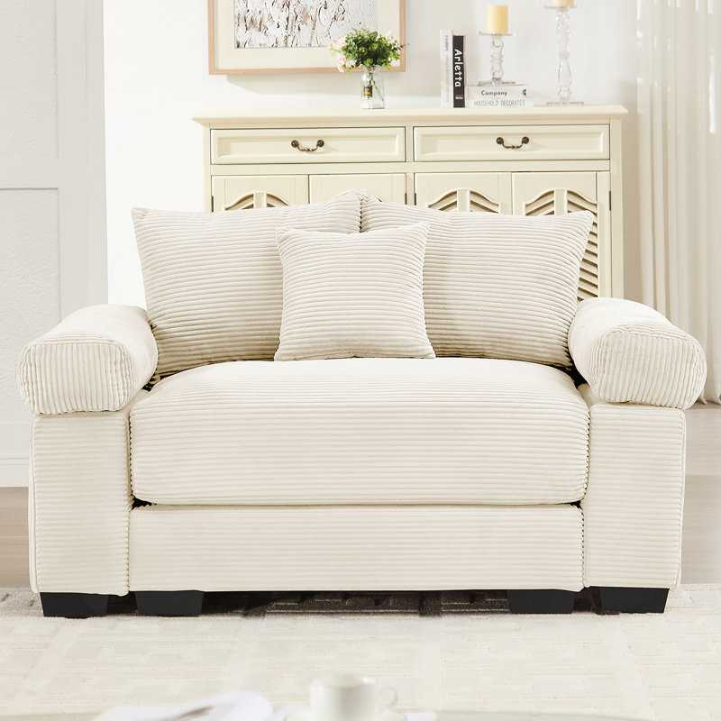 Canapé modulaire surdimensionné 54,3 po Cloud, Beige