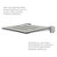 SlimLine Folding Shower Bench Seat