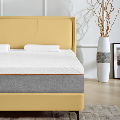 Matelas, matelas en mousse viscoélastique imprégnée de gel de 10 po de taille moyenne, sans pression, sans fibre de verre, certifié CertiPUR-US, matelas dans une boîte