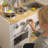 Let's Cook Wooden Play Kitchen With Lights & Sounds And Pull-down Faucet