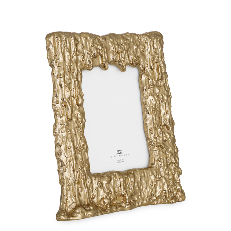 Picture Frame Cotati L Gold Finish, 5" W x 7" H
