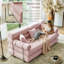 Canapé-lit convertible très grand 78,7 po avec 3 coussins, canapé-lit pliant en chenille rétro, canapé-lit en mousse viscoélastique haute résilience amovible et lavable, convient pour un petit espace dans le salon, aucun assemblage requis-1243772697