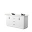 Strada 66" Freestanding Double Bathroom Vanity with Cultured Marble Top-395073396-425716859-425716863