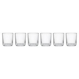 24 Seven Clear Medium Tumbler, Set of 6