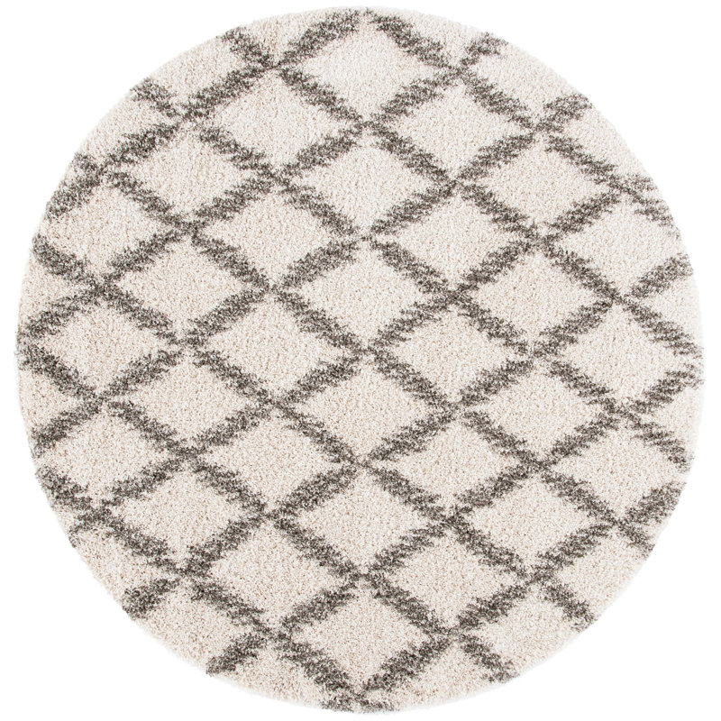 Hudson Shag Performance Geometric Rug, Square 7'