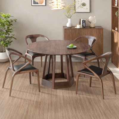 Simple style round dining table