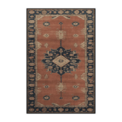 Machine Washable Overdyed Brown Area Rug